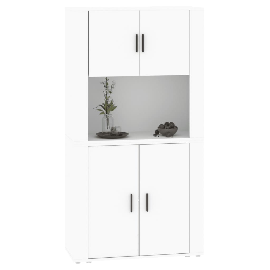 Highboard Weiss Holzwerkstoff